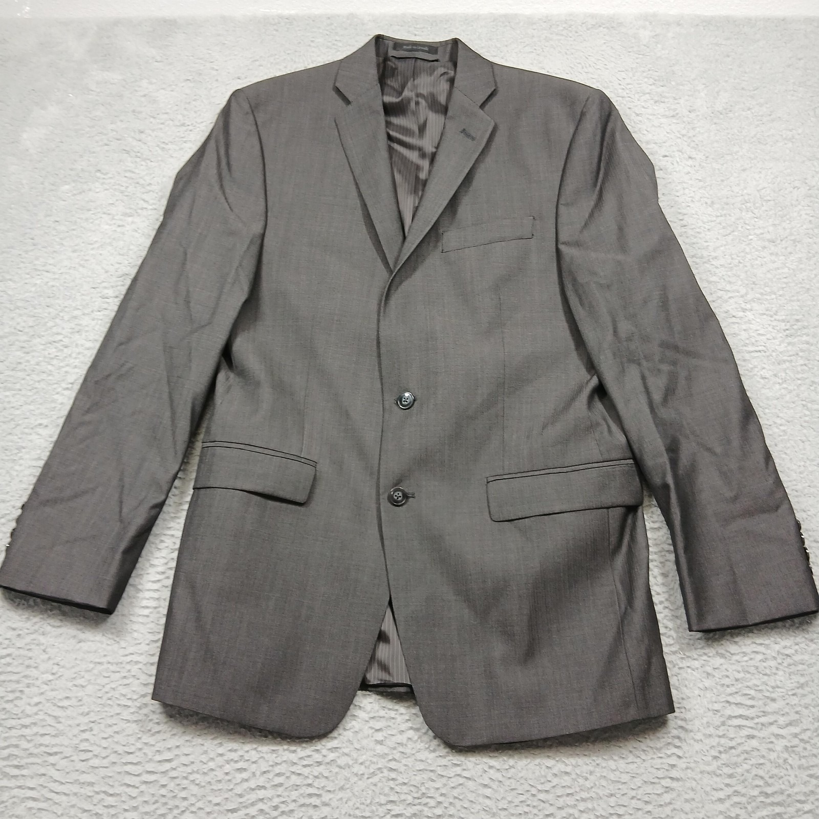 Calvin Klein Blazer Mens 40 Slim Fit Suit Jacket Macy's Made In Canada Formal